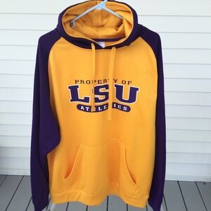 Knights Apparel LSU Tigers Pullover Hoodie, size Large